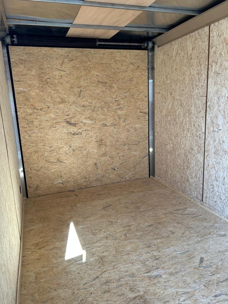 7x14 Traverse Flat Top V-Nose Enclosed Trailer - 7K GVWR - White/Black | Carson City, NV