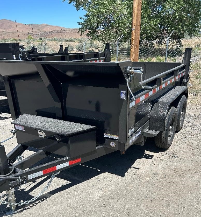 6 x 10 Sure-Trac - SD Low Profile Dump Trailer, 10K Single Ram