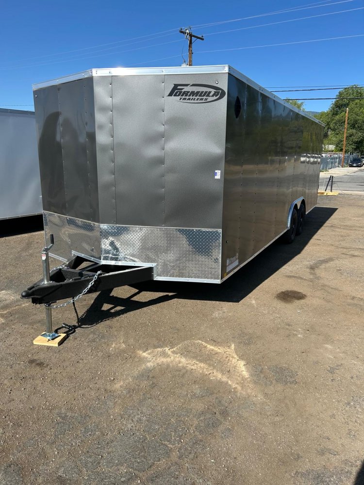 8.5x24 Formula Traverse Flat Top V-Nose Car Hauler - 10K GVWR