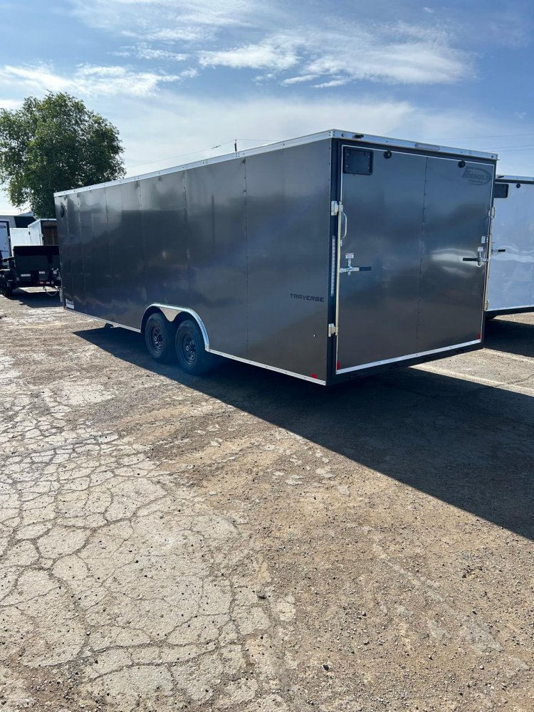 8.5x24 Formula Traverse Flat Top V-Nose Car Hauler - 10K GVWR