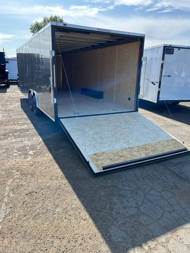 8.5x24 Formula Traverse Flat Top V-Nose Car Hauler - 10K GVWR