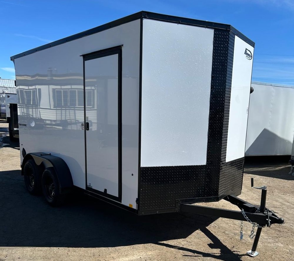 7x14 Traverse Flat Top V-Nose Enclosed Trailer - 7K GVWR | Carson City, NV