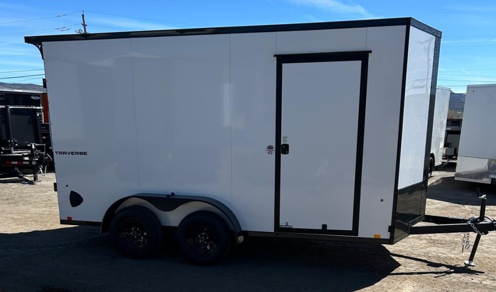 7x14 Traverse Flat Top V-Nose Enclosed Trailer - 7K GVWR | Carson City, NV