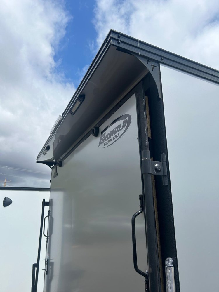 7x14 Traverse Flat Top V-Nose Enclosed Trailer - 7K GVWR - Silver/Black | Carson City, NV