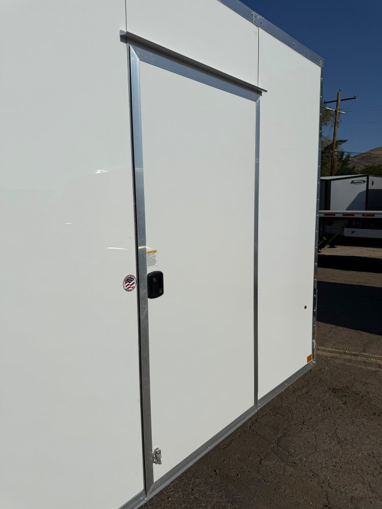 2027 LOOK 8.5 x 20 Element SE Flat Top Sloped V-Nose Enclosed Trailer - White
