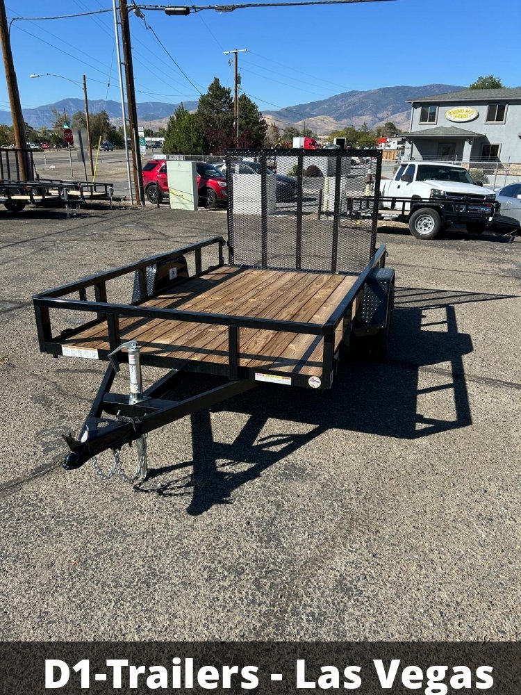 6 x 10 Tube Top Utility Trailer, 3K Idler