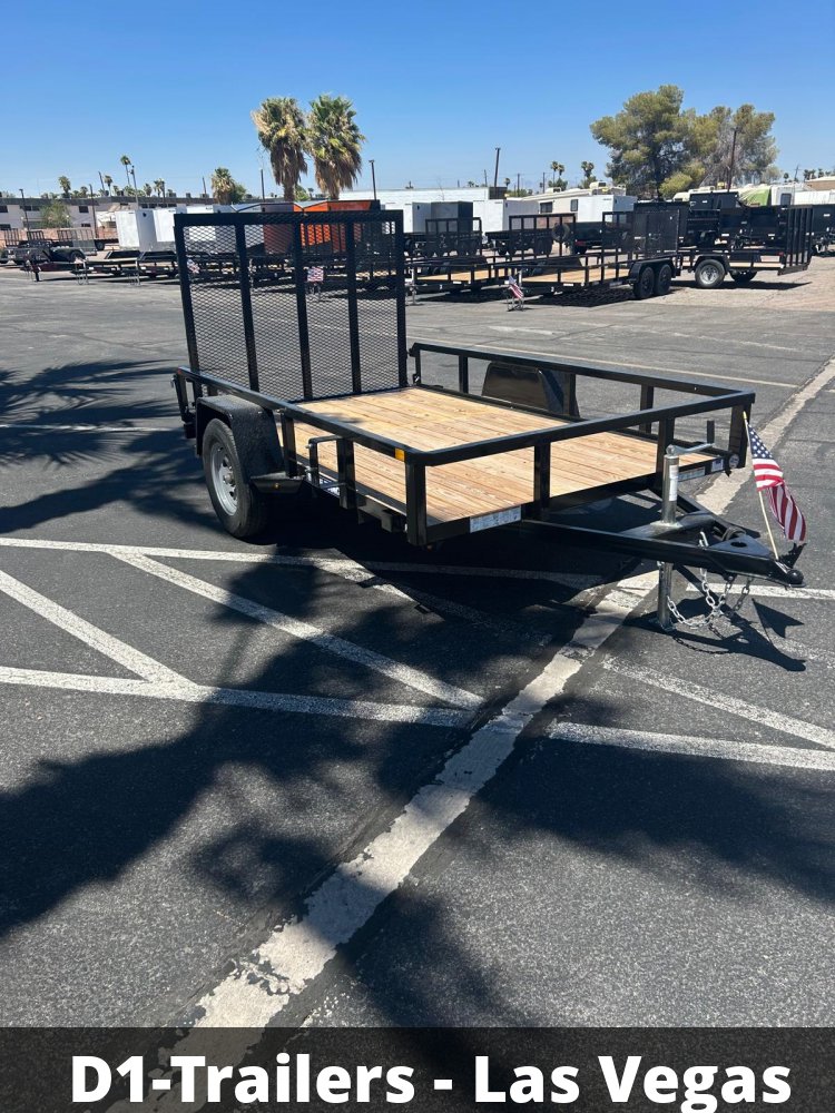 6 x 10 Tube Top Utility Trailer, 3K Idler