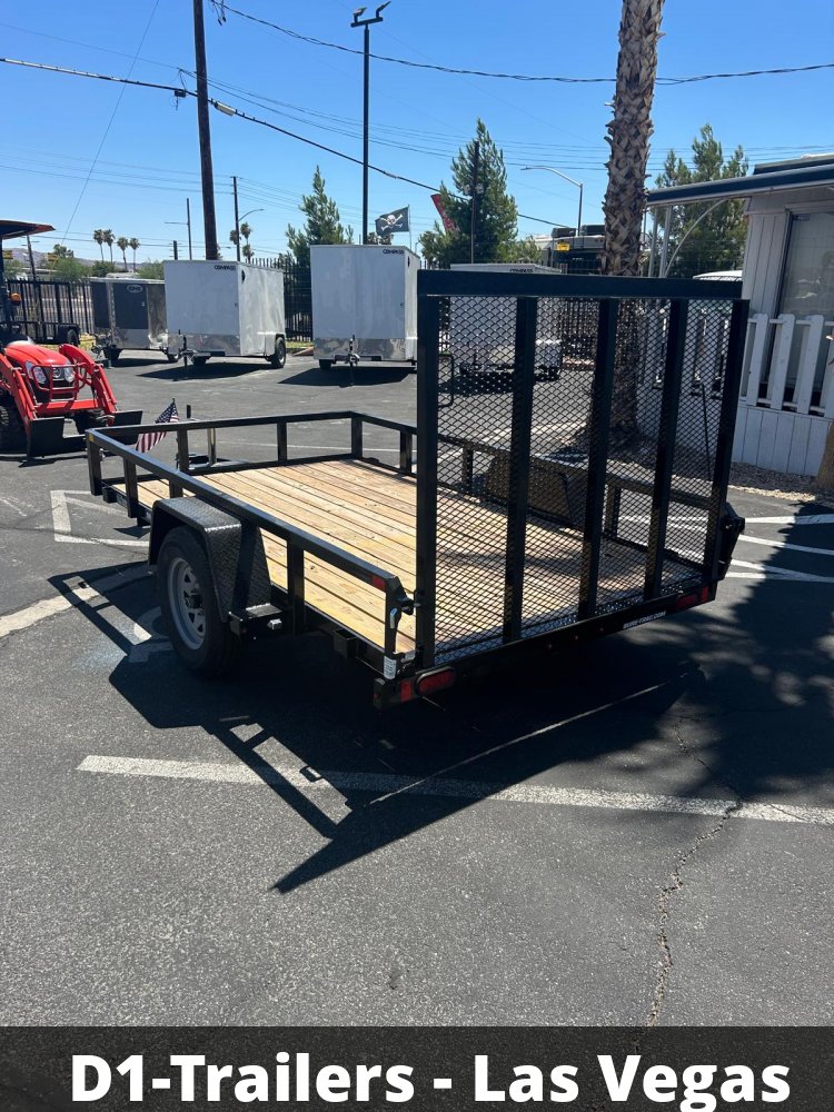 6 x 10 Tube Top Utility Trailer, 3K Idler