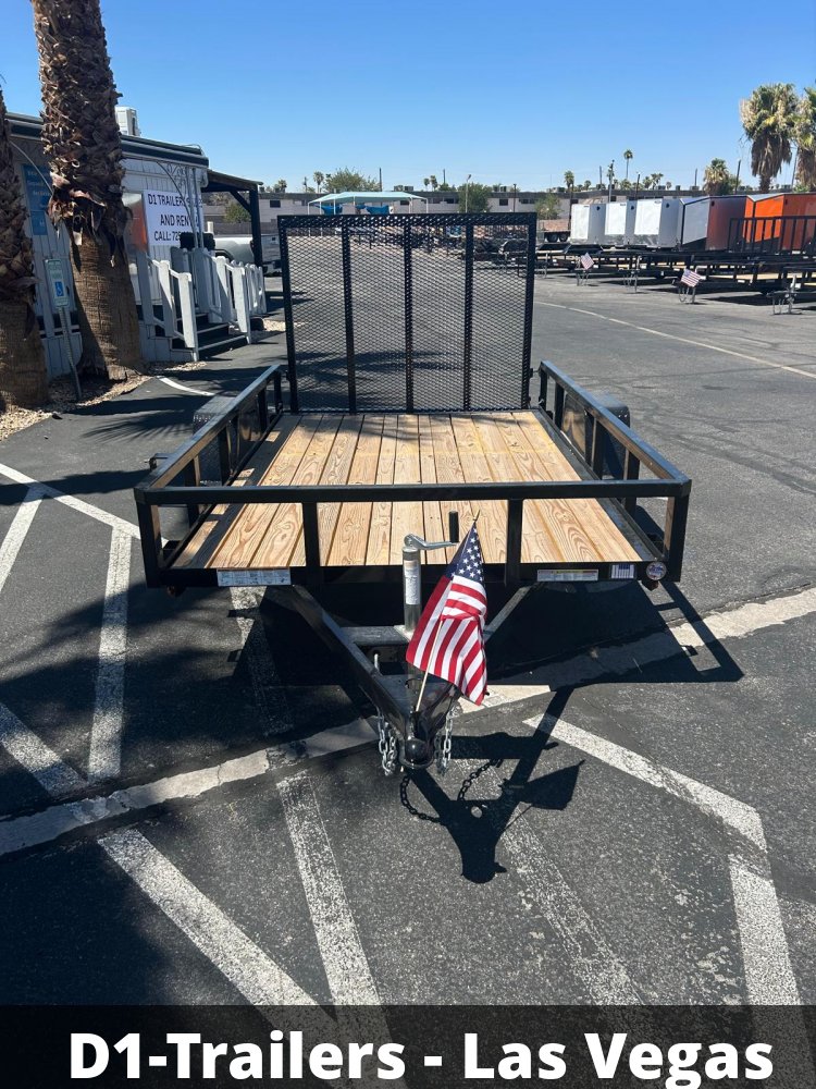 6 x 10 Tube Top Utility Trailer, 3K Idler