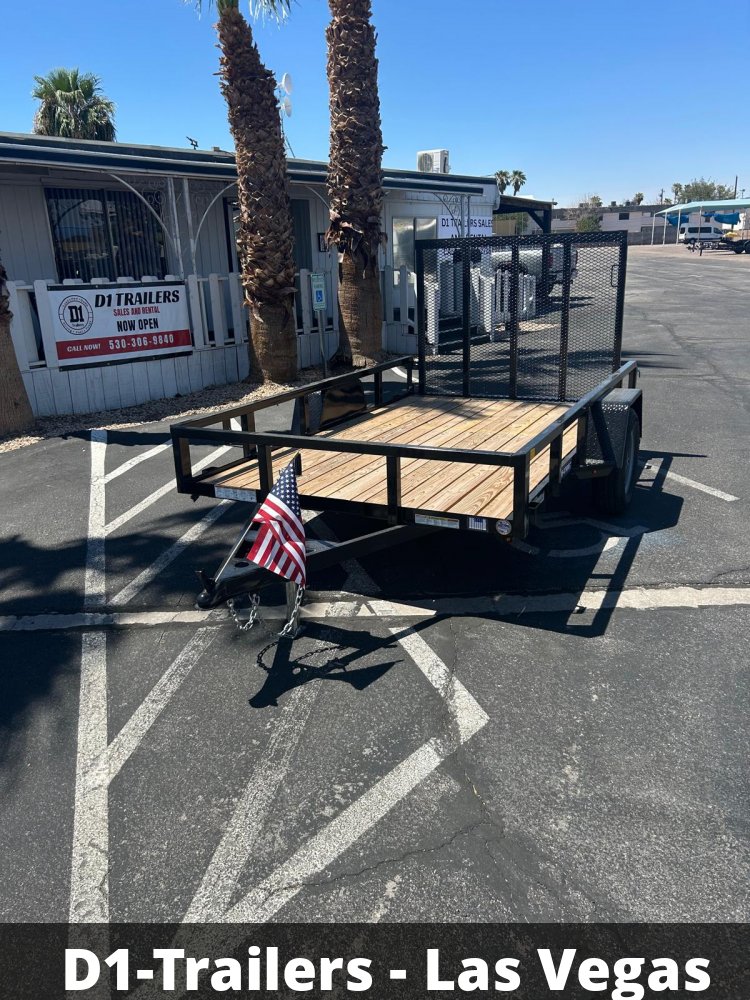 6 x 10 Tube Top Utility Trailer, 3K Idler