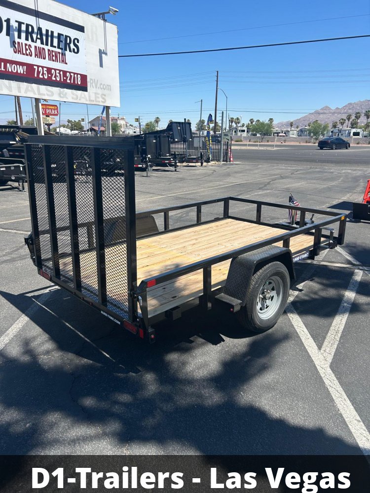 6 x 10 Tube Top Utility Trailer, 3K Idler