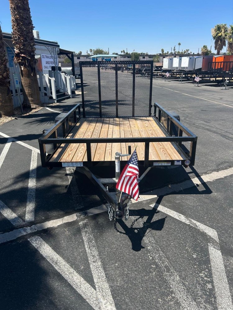 6 x 10 Tube Top Utility Trailer, 3K Idler