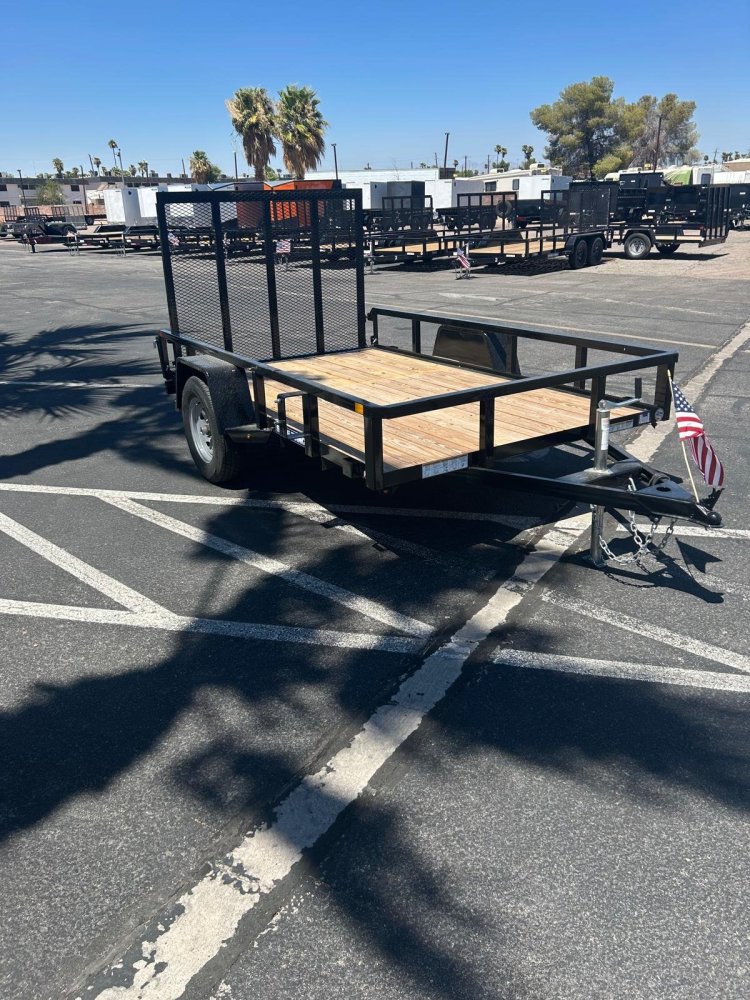6 x 10 Tube Top Utility Trailer, 3K Idler