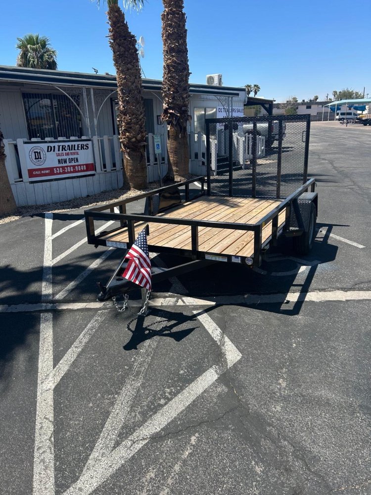6 x 10 Tube Top Utility Trailer, 3K Idler