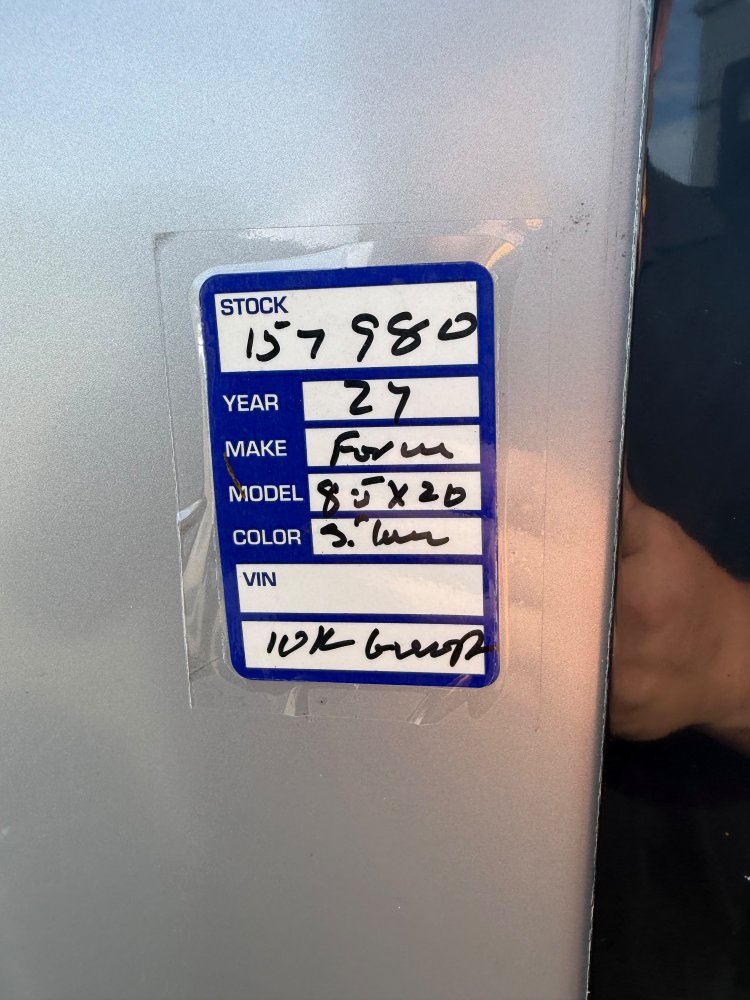 2027 LOOK Conquest SE 8.5x20 Enclosed Cargo Trailer - Silver/Black