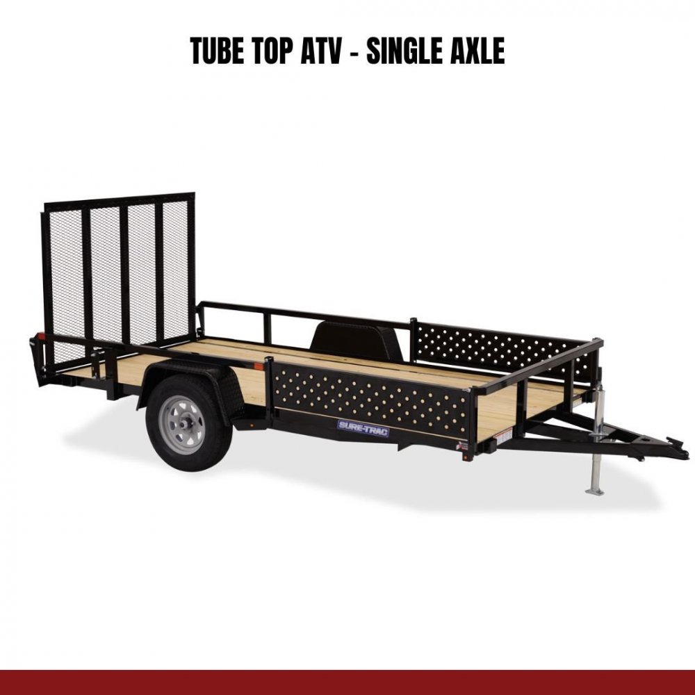 7x14 Sure-Trac Utility - Single Axle ATV