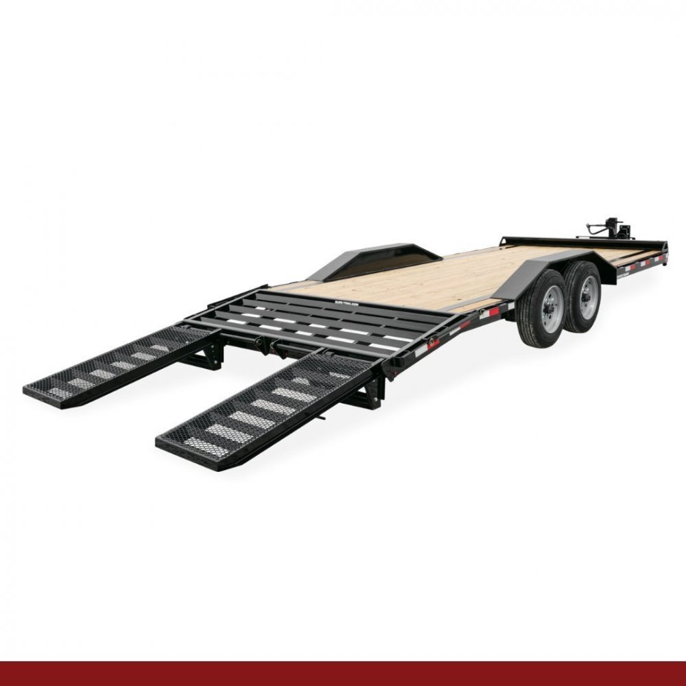 19' + 3' 22K Sure-Trac Equipment - PRO SERIES FULL-WIDTH IMPLEMENT EQUIPMENT TRAILERS
