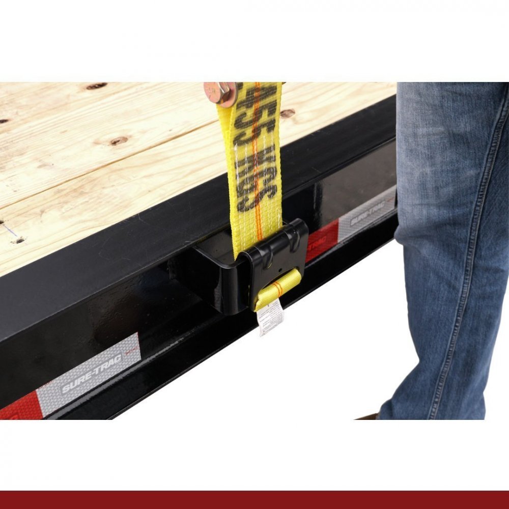19' + 3' 22K Sure-Trac Equipment - PRO SERIES FULL-WIDTH IMPLEMENT EQUIPMENT TRAILERS