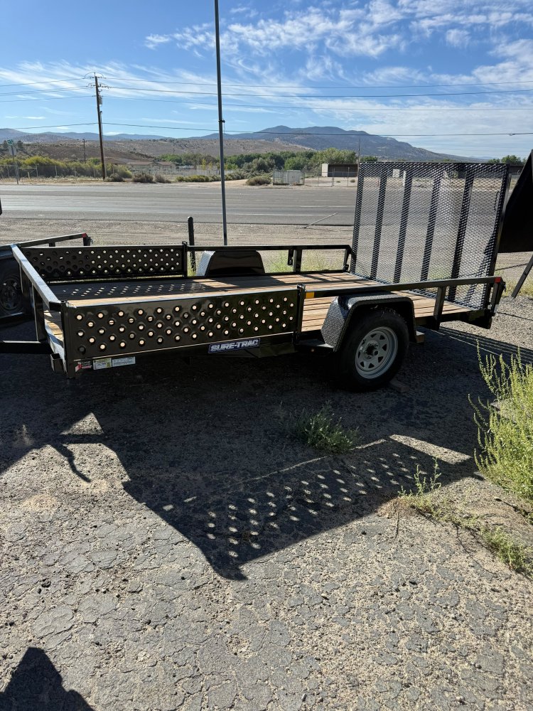 7x12 Sure-Trac Tube Top ATV Utility Trailer - 3K GVWR