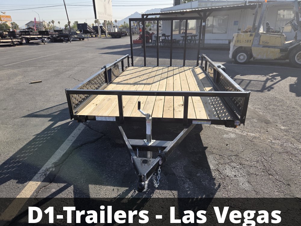 7x12 Sure-Trac Tube Top ATV Utility Trailer - 3K GVWR