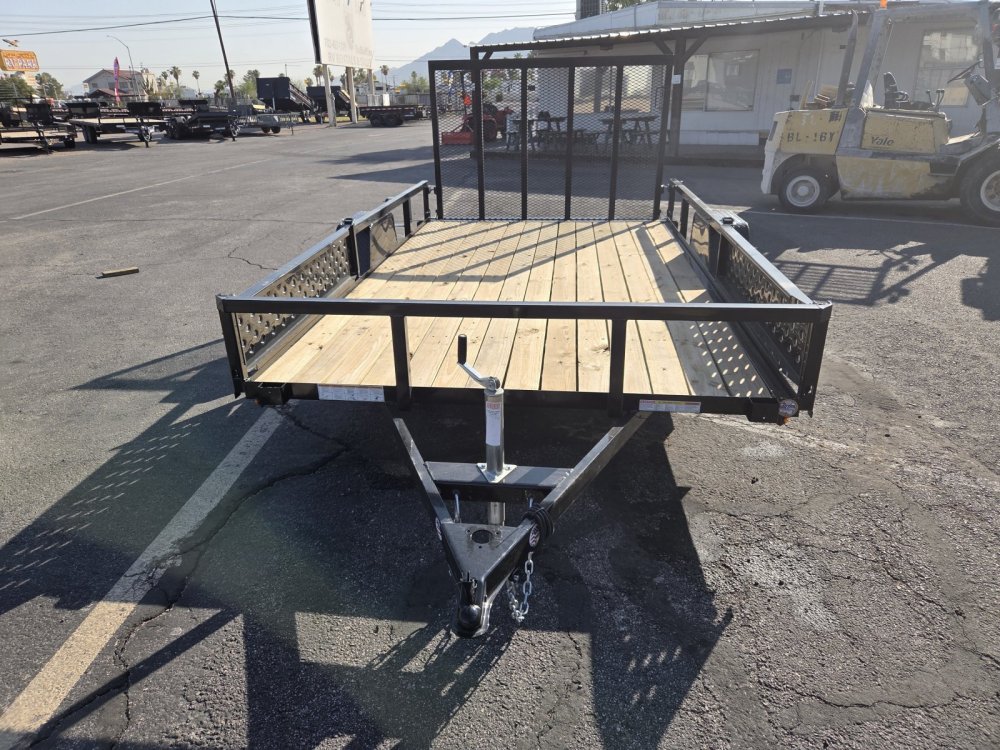 7x12 Sure-Trac Tube Top ATV Utility Trailer - 3K GVWR