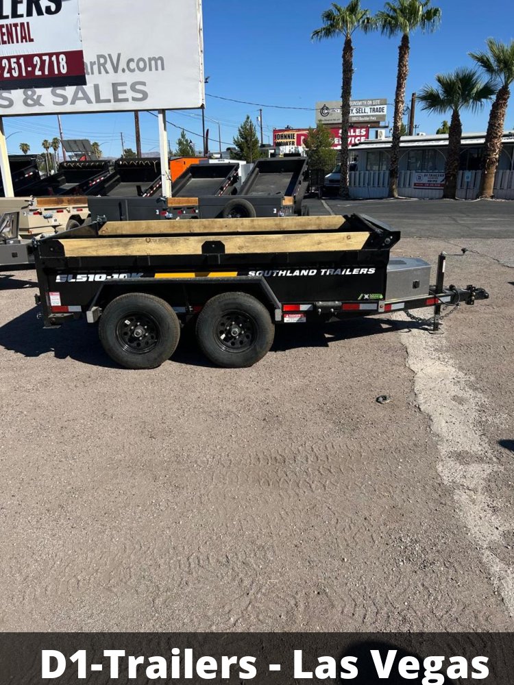 5x10 Southland Dump Trailer - 10K GVWR
