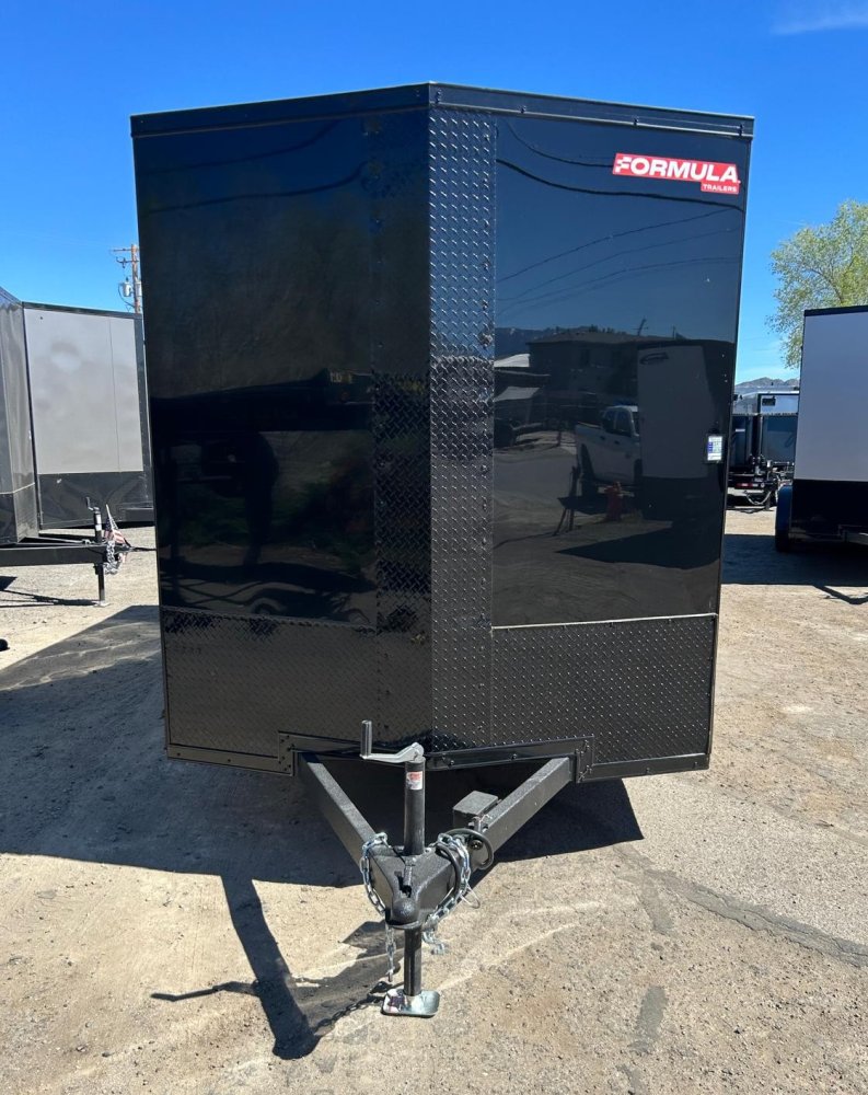 7x14 Traverse Flat Top V-Nose Enclosed Trailer All Black - 7K GVWR | Carson City, NV