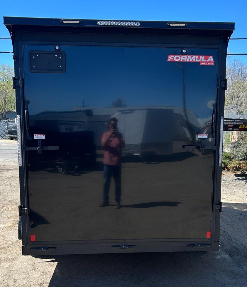 7x14 Traverse Flat Top V-Nose Enclosed Trailer All Black - 7K GVWR | Carson City, NV