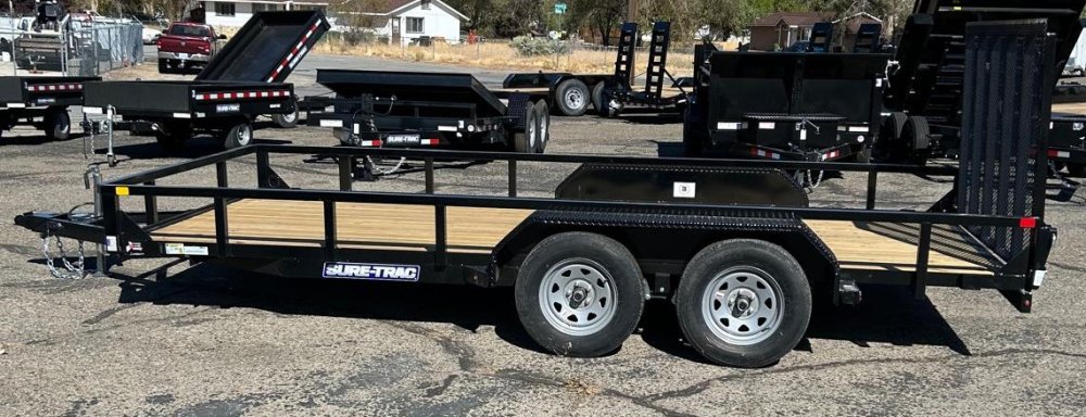 7x16 Tube Top Utility Trailer - 7K GVWR - Black | Carson City, NV