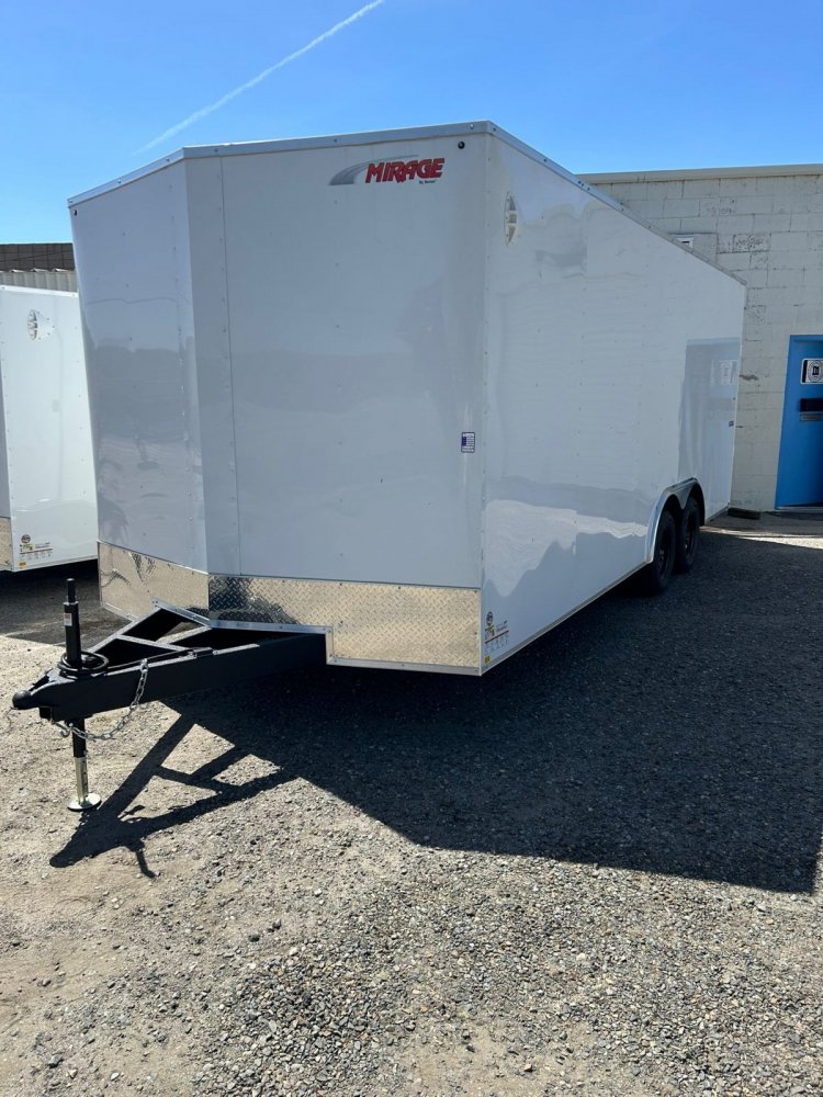 7x14 Mirage XE Flat Top V-Nose Enclosed Cargo Trailer - (+6" height)