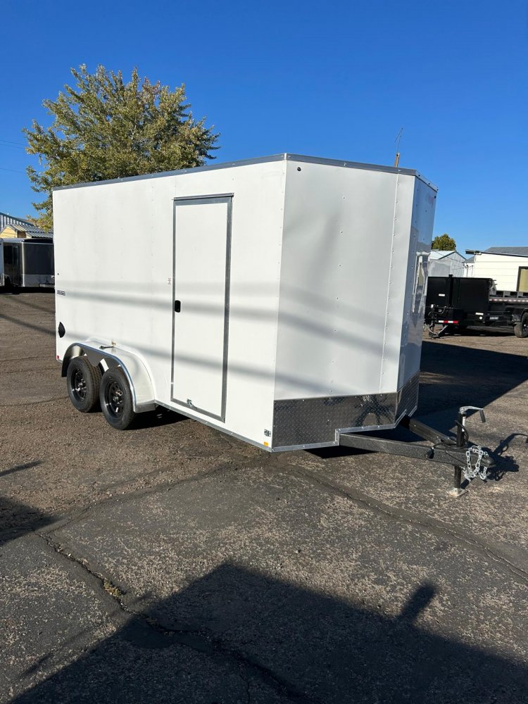 7x14 Mirage XE Flat Top V-Nose Enclosed Cargo Trailer - (+6" height)