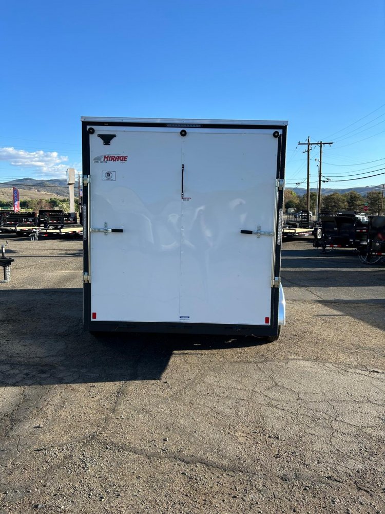 7x14 Mirage XE Flat Top V-Nose Enclosed Cargo Trailer - (+6" height)