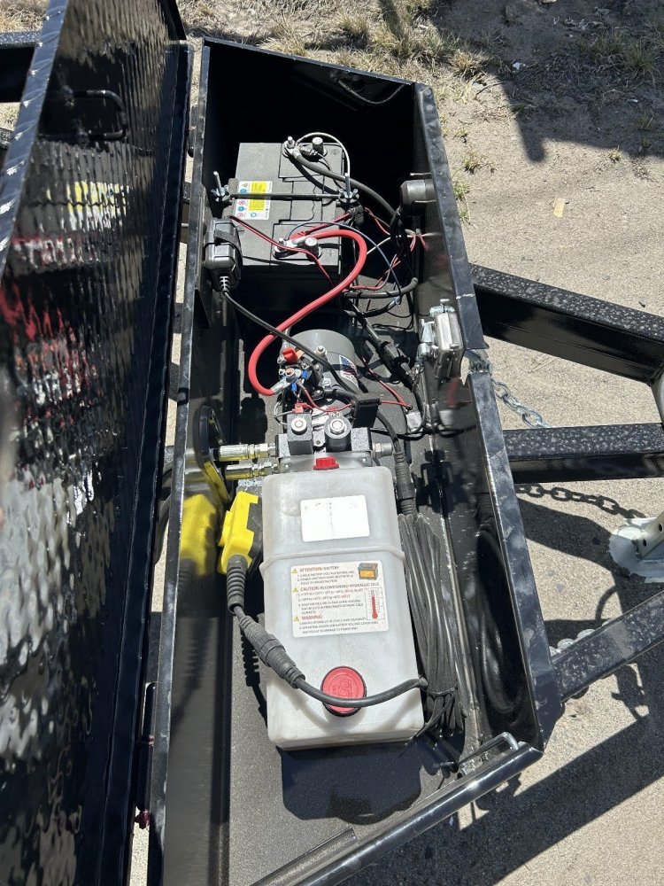 6 x 12 Sure-Trac - SD Low Profile Hydraulic Dump Trailer 10k