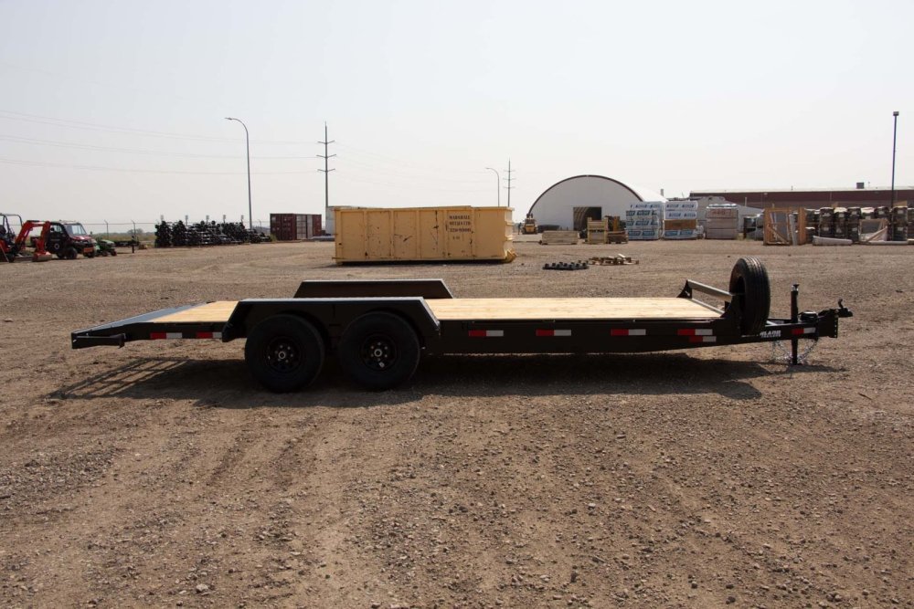 8.5x18 Southland Low Boy Tandem Axle Beavertail Equipment Trailer - 11K GVWR