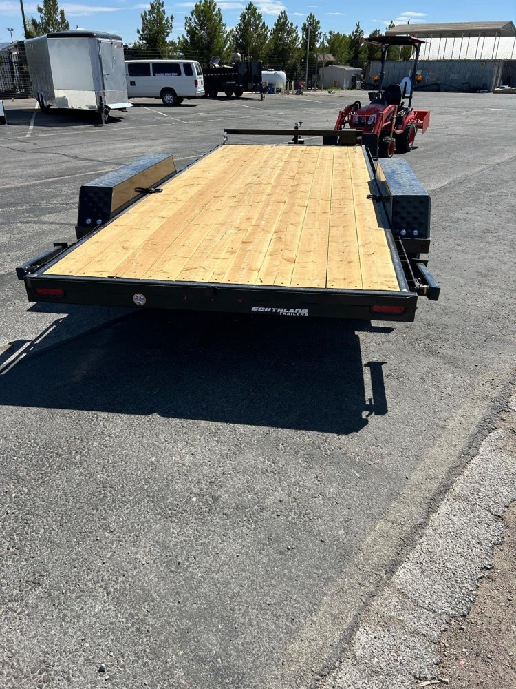 8.5x18 Southland Low Boy Tandem Axle Beavertail Equipment Trailer - 11K GVWR
