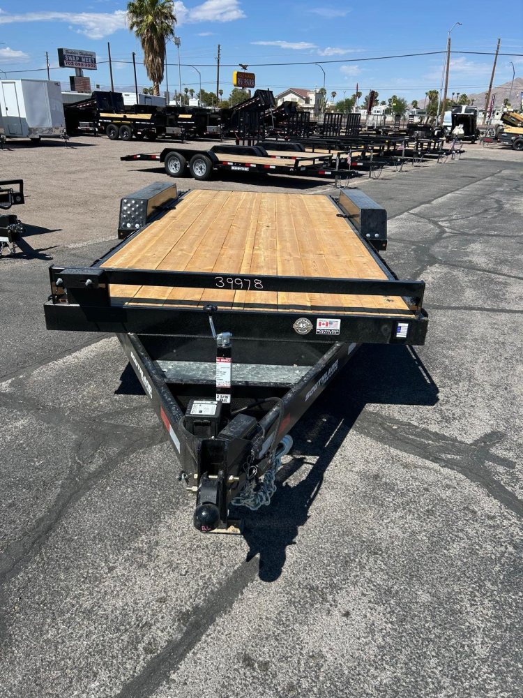 8.5x18 Southland Low Boy Tandem Axle Beavertail Equipment Trailer - 11K GVWR