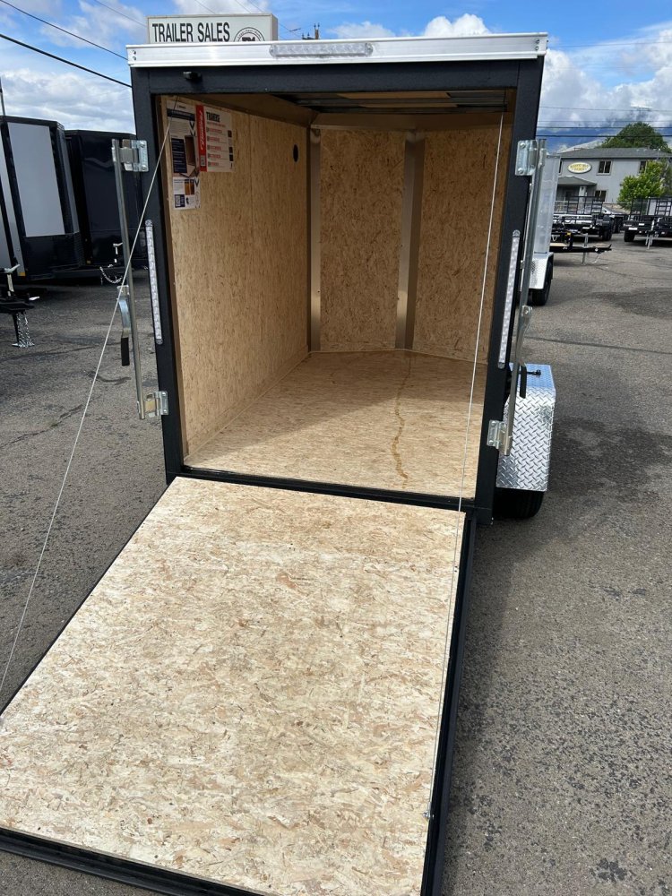 5x8 Formula Traverse Flat Top V-Nose Enclosed Trailer - 3K GVWR - Black | Carson City, NV