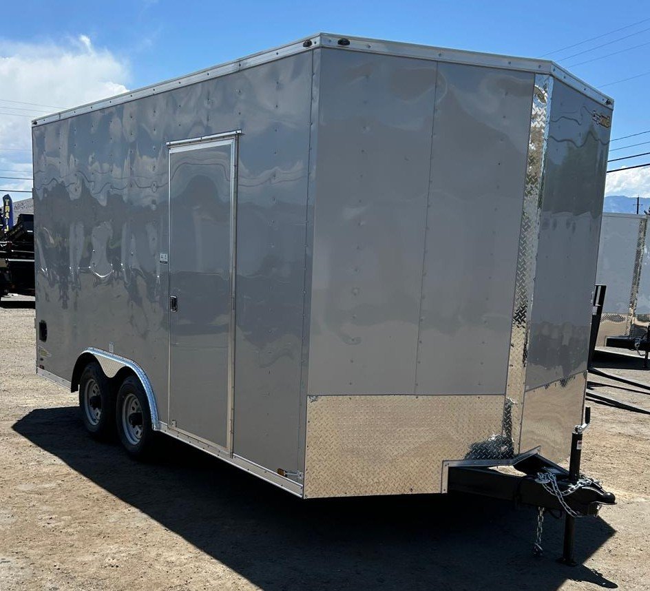 8.5x16 Forest River Cargo King Enclosed Trailer - Diamond Ice