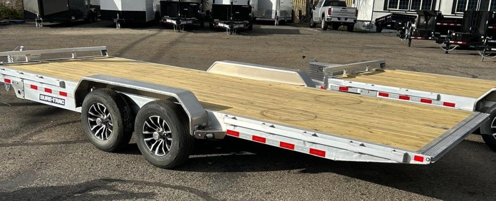 7x20 Sure-Trac Aluminum Power Tilt Trailer - 14K GVWR