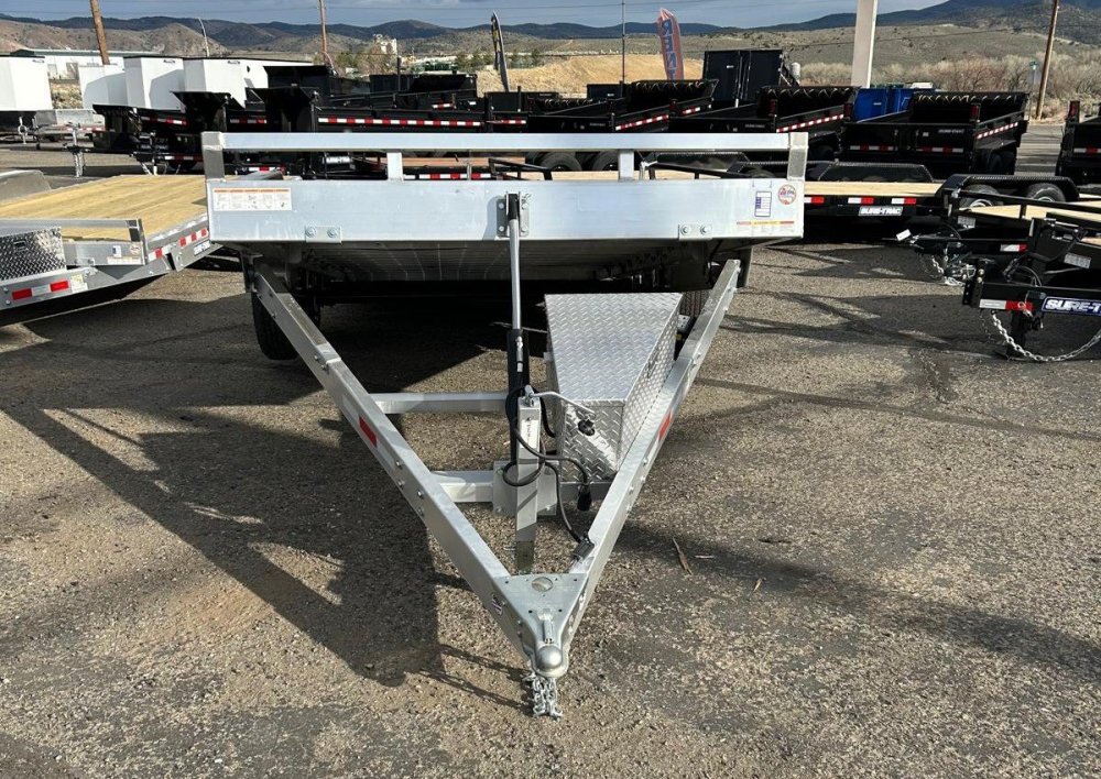 7x20 Sure-Trac Aluminum Power Tilt Trailer - 14K GVWR