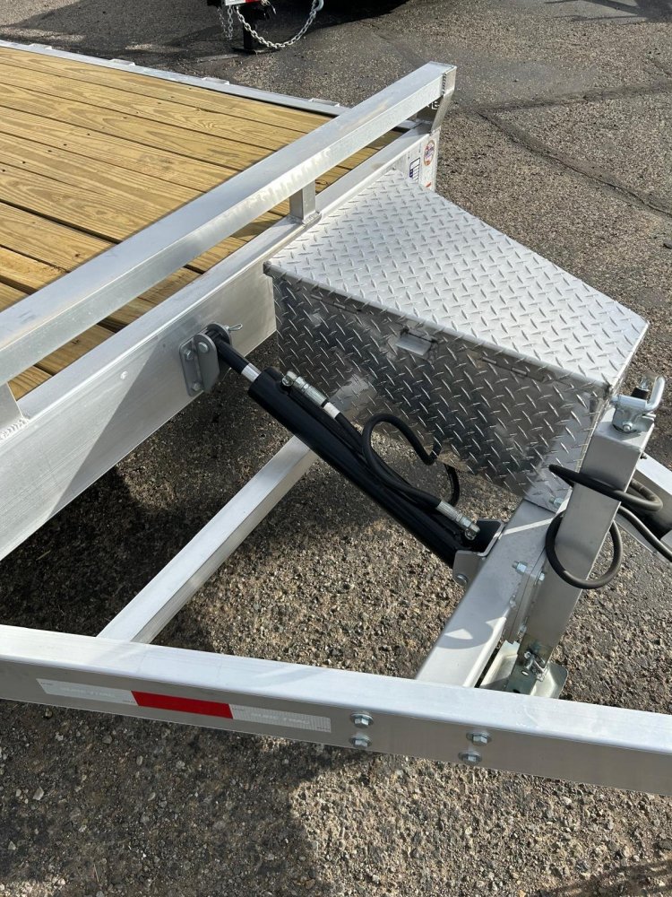 7x20 Sure-Trac Aluminum Power Tilt Trailer - 14K GVWR