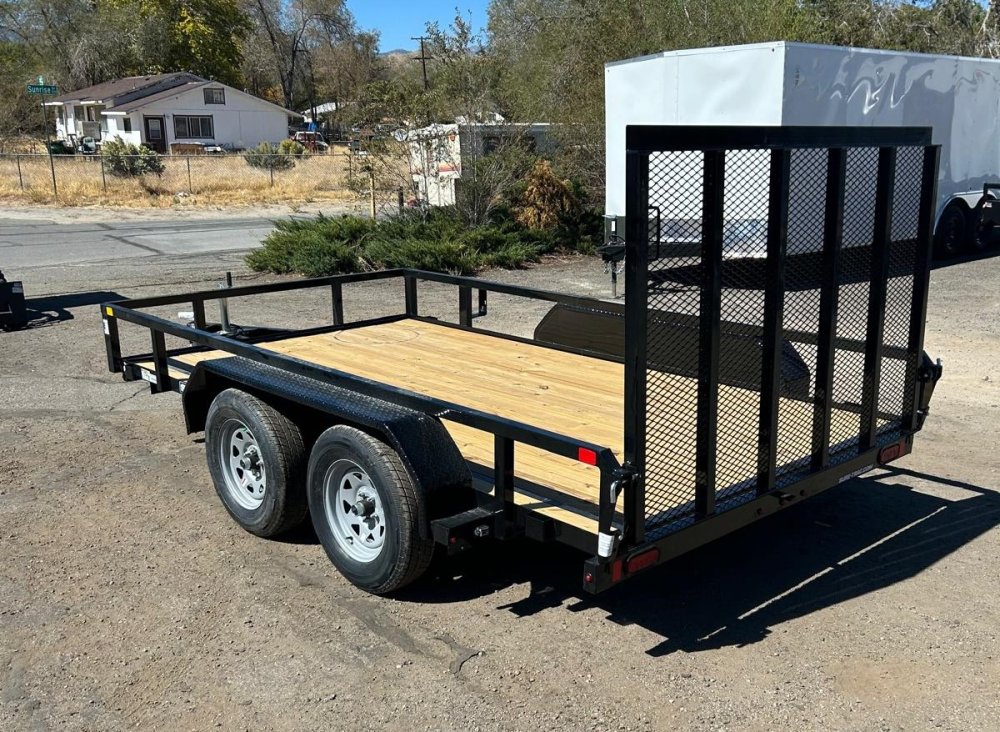 7&times;12 Sure-Trac Tube Top Utility Trailer - 7K GVWR | Carson City, NV