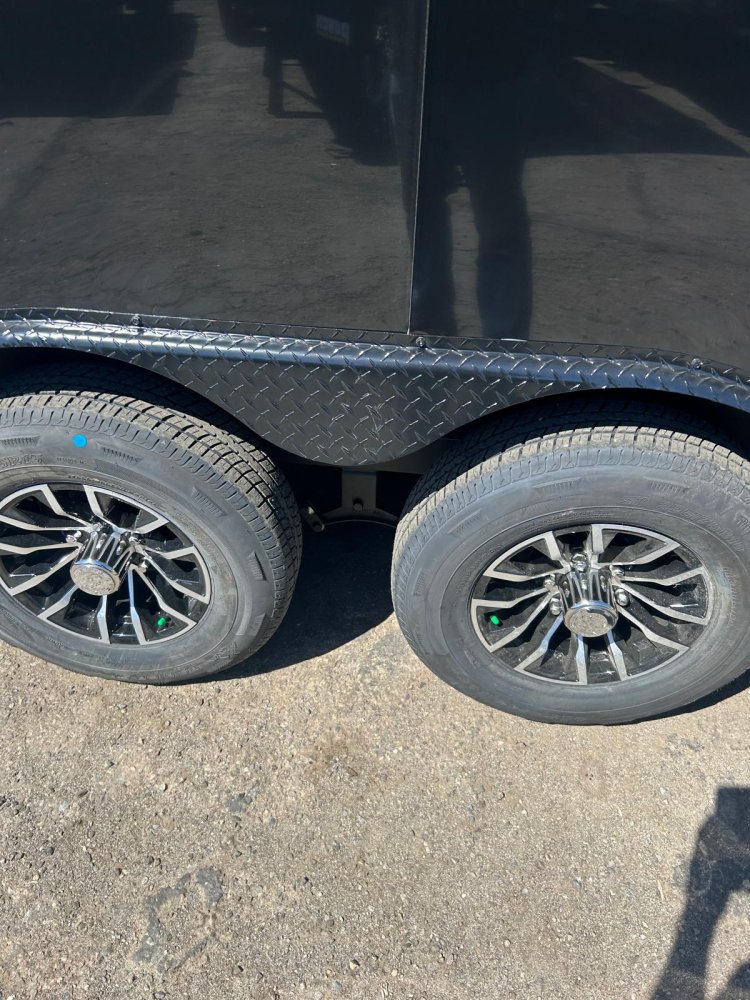 8.5x20 Conquest SE Flat Top Sloped V-Nose Enclosed Car Hauler - 10K GVWR - Black/Black | Carson City