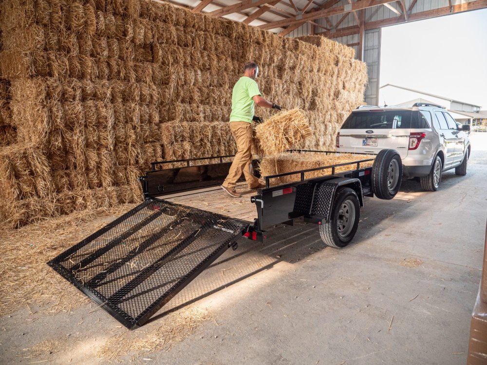 5x8 Sure-Trac Utility - STEEL HIGH SIDE (SA)