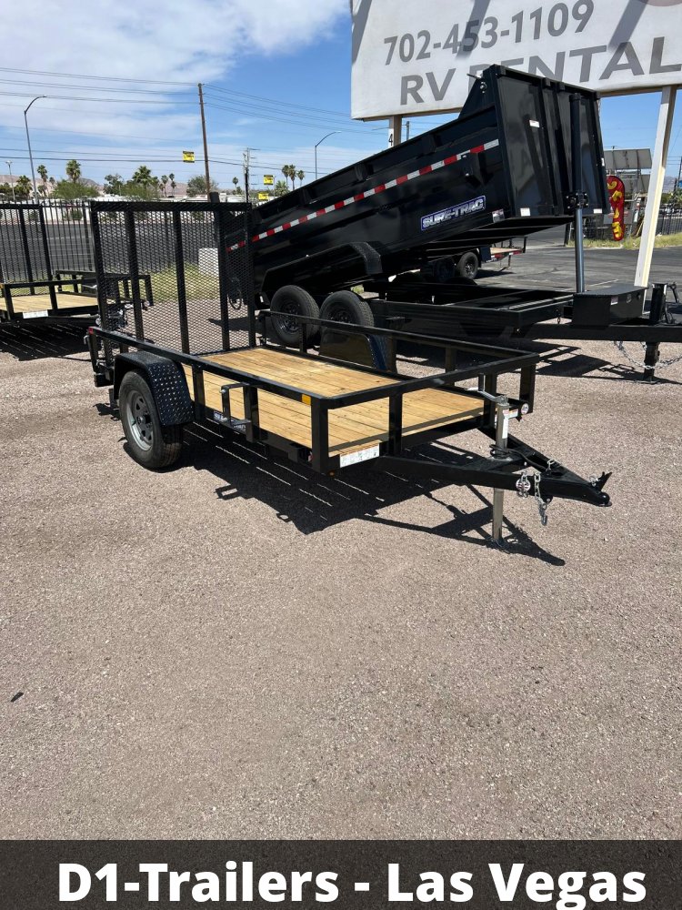 5 x 10 Tube Top Utility Trailer, 3K Idler