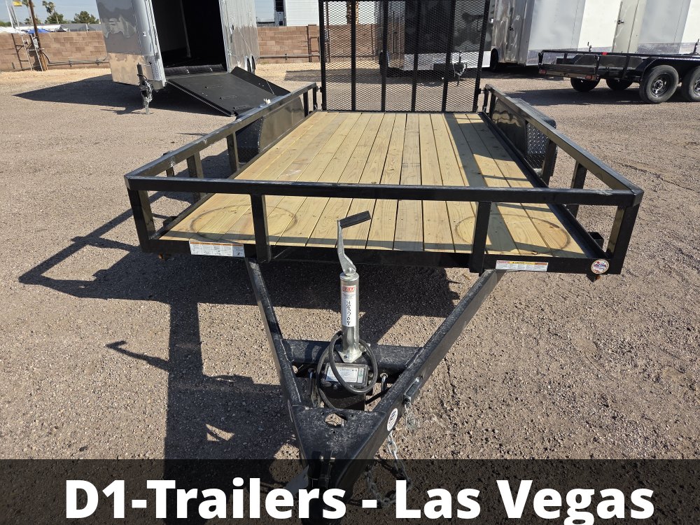 7x14 Sure-Trac Tube Top Utility Trailer - 7,000 lb GVWR