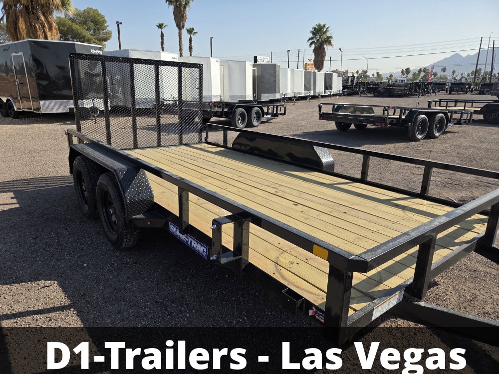 7x14 Sure-Trac Tube Top Utility Trailer - 7,000 lb GVWR
