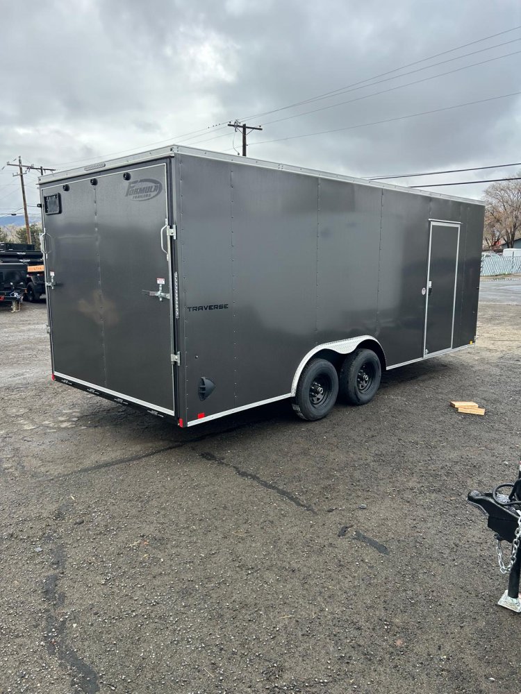 8.5x20 Traverse Flat Top V-Nose Car Hauler - Charcoal | 10K GVWR | For Sale in Carson City, NV