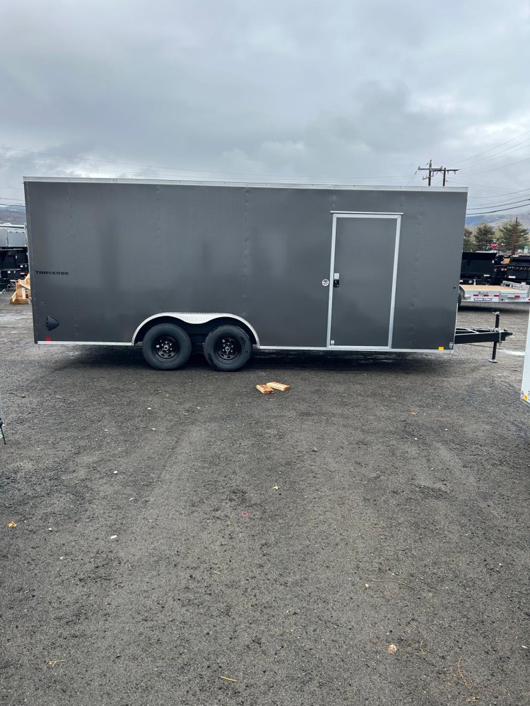 8.5x20 Traverse Flat Top V-Nose Car Hauler - Charcoal | 10K GVWR | For Sale in Carson City, NV