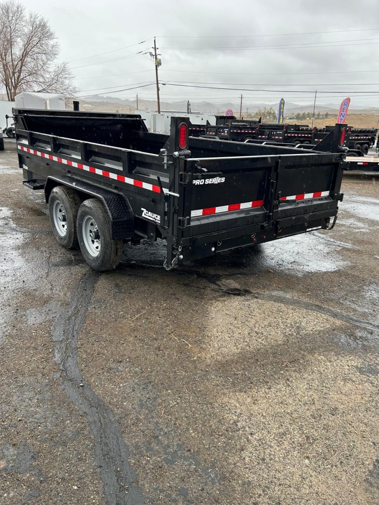 7 X 14 Sure-Trac Pro Series Telescopic Dump Trailer 15.4K